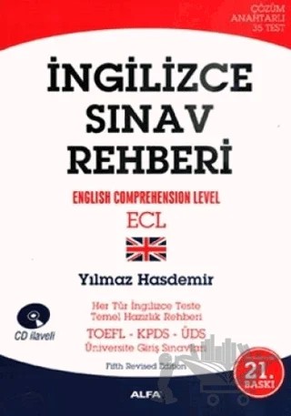 İngilizce Sınav Rehberi Examine Yourself Through Tests – Yılmaz Hasdemir – Alfa Yayınları kitap kapağı
