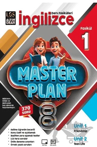 8. Sınıf İngilizce Master Plan 1. Fasikül – Kolektif – Borealis Yayıncılık kitap kapağı