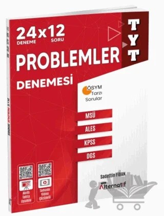 TYT Problemler 24x12 Denemesi – Kollektif – Alternatif Yayınları kitap kapağı