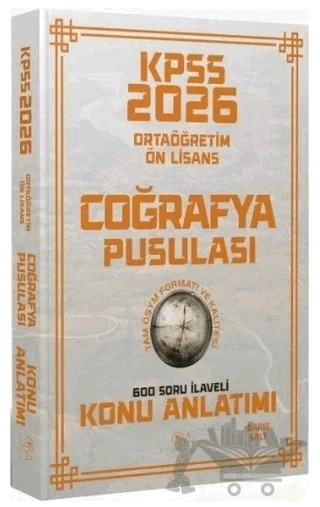 2026 KPSS Lise Ortaöğretim Ön Lisans Coğrafya Pusulası Konu Anlatımı – Barış Salt – CBA Akademi kitap kapağı