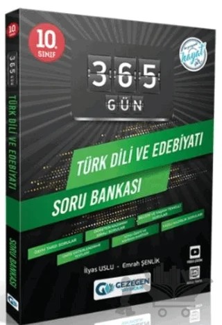 10. Sınıf 365 Gün Türk Dili ve Edebiyatı Soru Bankası – İlyas Uslu, Emrah Şenlik – Gezegen Yayıncılık kitap kapağı