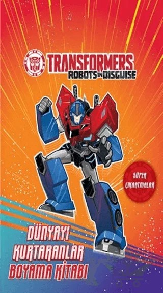Transformers: Dünyayı Kurtaranlar (Boyama Kitabı) – Kolektif – Doğan Egmont Yayıncılık kitap kapağı