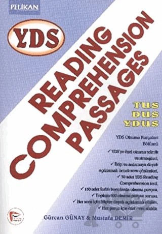 Reading Comprehension Passages – Gürcan Günay, Mustafa Demir – Pelikan Tıp Teknik Yayıncılık kitap kapağı