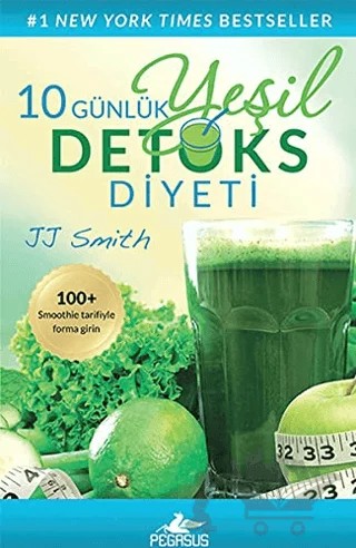 10 Günlük Yeşil Detoks Diyeti – JJ Smith – Pegasus Yayınları kitap kapağı