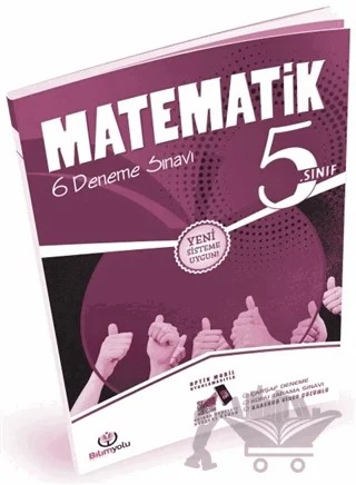5. Sınıf Matematik 6 Video Çözümlü Optikli Deneme Sınavı – Kolektif – Bilimyolu Yayıncılık kitap kapağı