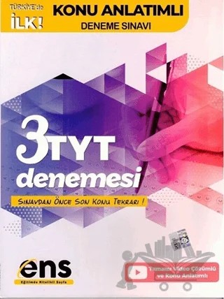 TYT Destek 3'lü Konu Anlatımlı Deneme – Kolektif – ENS Yayınları kitap kapağı