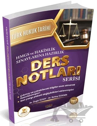 HUKAL HMGS - Hakimlik Türk Hukuk Tarihi Ders Notları – Özgür Özsoy, Berkay Özdemir – Savaş Yayınevi kitap kapağı