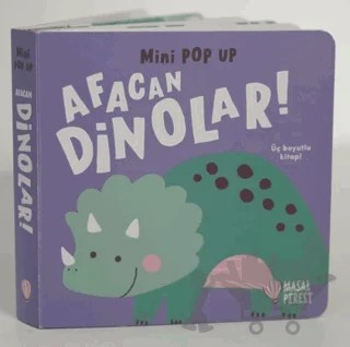 Mini Pop Up - Afacan Dinolar – Kolektif – Masalperest kitap kapağı