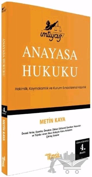 İmtiyaz Anayasa Hukuku – Metin Kaya – Temsil Kitap kitap kapağı