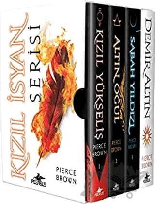 Kızıl İsyan Serisi Ciltli Kutulu Özel Set – Pierce Brown – Pegasus Yayınları kitap kapağı