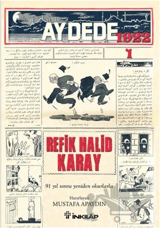 Aydede - 1922-1 – Refik Halid Karay – İnkılap Kitabevi kitap kapağı