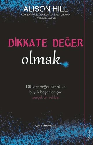 Dikkate Değer Olmak – Alison Hill – Sola Unitas kitap kapağı