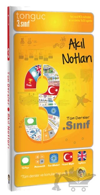 3. Sınıf Tüm Dersler Akıl Notları – Kolektif – Tonguç Akademi kitap kapağı