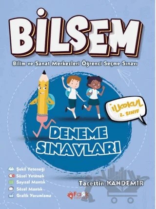 Bilsem 2 Deneme Sınavları – Tacettin Kandemir – Fark Yayınları kitap kapağı