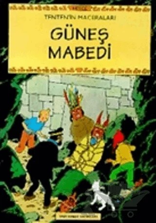 Tenten’in Maceraları Güneş Mabedi – Herge – Yapı Kredi Yayınları kitap kapağı