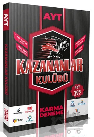 AYT Kazananlar Kulübü 7 Karma Deneme Video Çözümlü – Kolektif – Paraf Yayınları kitap kapağı