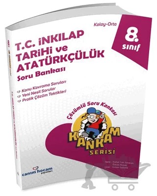 8. Sınıf T.C. İnkılap Tarihi ve Atatürkçülük Soru Bankası – Ruhat Can Secereli – Canım Hocam Yayınları kitap kapağı