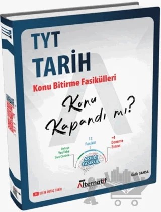TYT Tarih Konu Bitirme Fasikülleri – Kadir Samsa – Alternatif Yayınları kitap kapağı
