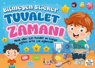 Bitmeyen Sticker - Tuvalet Zamanı – Erdi Doğan – Bıcırık Yayınları kitap kapağı