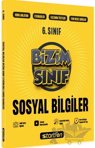6. Sınıf - Sosyal Bilgiler Bizim Sınıf – Kolektif – Startfen Yayınları kitap kapağı