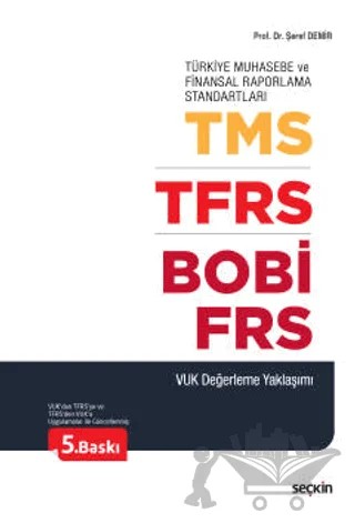 TMS – TFRS – BOBİ – FRS – Şeref Demir – Seçkin Yayıncılık kitap kapağı