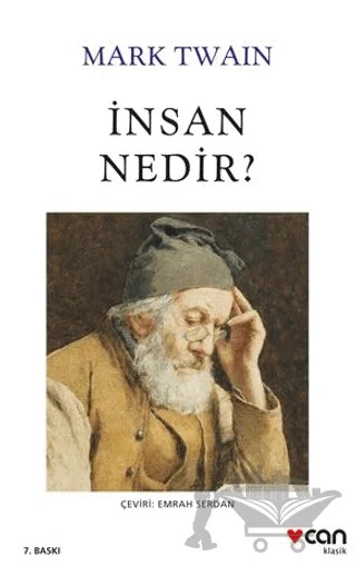 İnsan Nedir? – Mark Twaın – Can Yayınları kitap kapağı