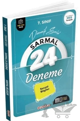 7. Sınıf Sosyal Bilgiler Sarmal 24 Deneme – Kolektif – Dinamo Yayınları kitap kapağı