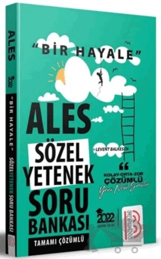 Bir Hayale Serisi Ales Sözel Yetenek Tamamı Çözümlü Soru Bankası – Levent Balkesen – Benim Hocam Yayınları kitap kapağı