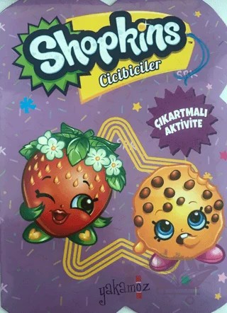 Shopkins Cicibiciler Çıkartmalı Aktivite - Mor Kitap – Kolektif – Yakamoz Yayınevi kitap kapağı
