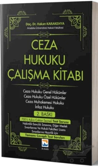 Ceza Hukuku Çalışma Kitabı – Hakan Karakehya – Nisan Kitabevi kitap kapağı