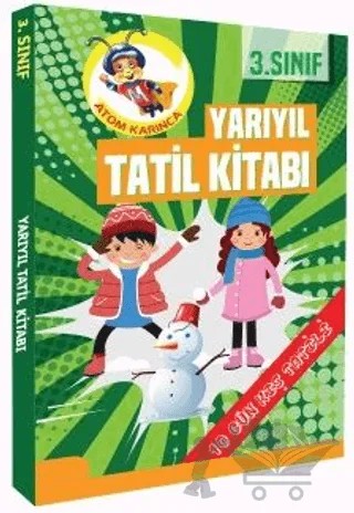 3. Sınıf Atom Karınca Yarıyıl Tatil Kitabı – Kollektif – Atom Karınca Yayınları kitap kapağı