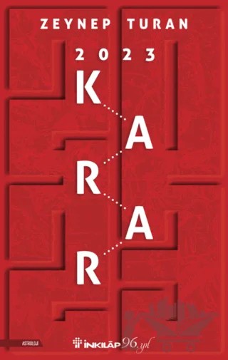 2023 Karar – Zeynep Turan – İnkılap Kitabevi kitap kapağı