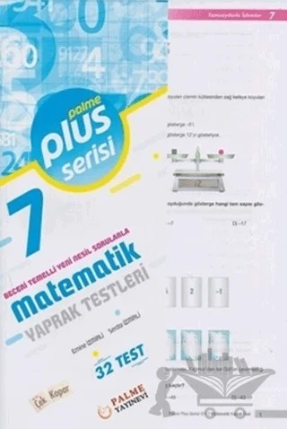 7. Sınıf Plus Serisi Matematik Yaprak Test – Emine İzmirli, Serdar İzmirli – Palme Yayınları kitap kapağı