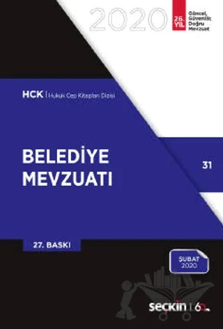 Belediye Mevzuatı – Remzi Özmen – Seçkin Yayıncılık kitap kapağı