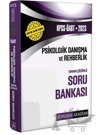 2023 KPSS ÖABT Psikolojik Danışma ve Rehberlik Soru Bankası – Kolektif – Pegem Akademi Yayıncılık kitap kapağı