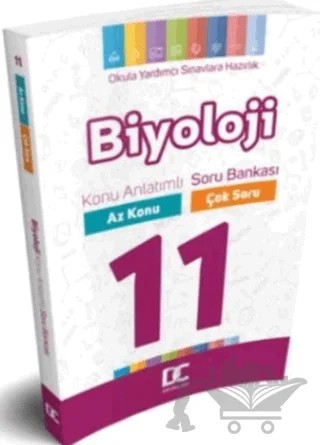 11. Sınıf Biyoloji Konu Anlatımlı Soru Bankası Az Konu Çok Soru – Kolektif – ​Doğru Cevap Yayınları kitap kapağı