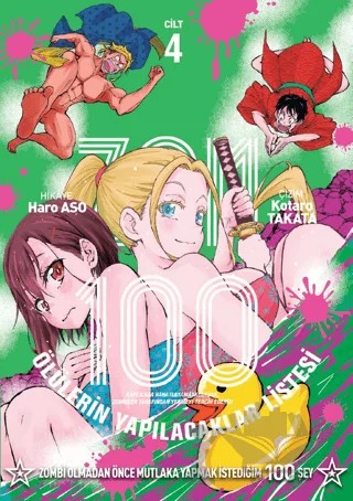 Zom 100 Cilt 4 – Tomohito Oda – Marmara Çizgi kitap kapağı