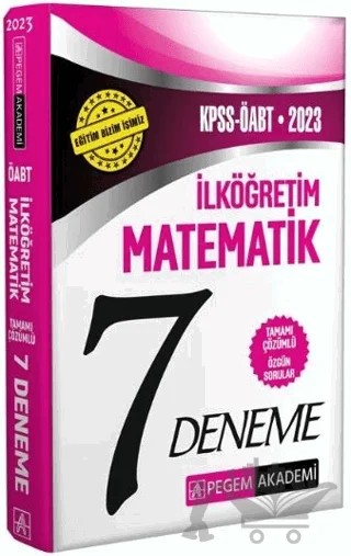 Pegem 2023 ÖABT İlköğretim Matematik 7 Deneme Çözümlü Pegem Akademi Yayınları – Kolektif – Pegem Akademi Yayıncılık kitap kapağı