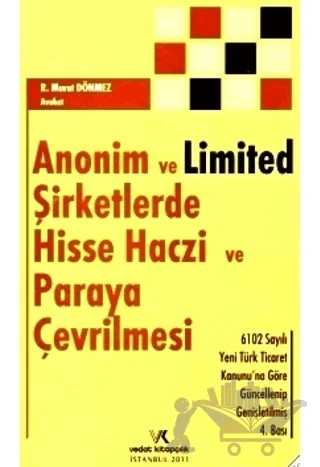 Anonim ve Limited Şirketlerde Hisse Haczi ve Paraya Çevrilmesi – R. Murat Dönmez – Vedat Kitapçılık kitap kapağı