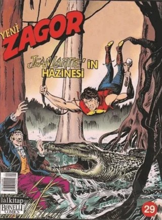 Zagor Sayı 29 - Jean Lafitte'nin Hazinesi – Lal Kitap kitap kapağı