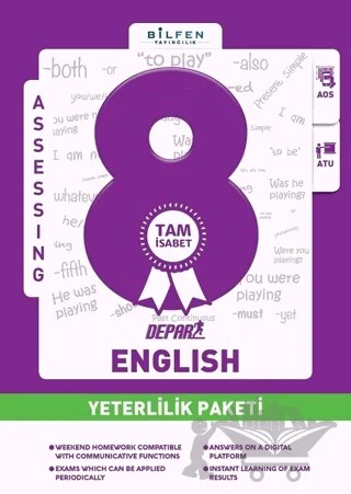 8. Sınıf İngilizce Depar Tam İsabet Yeterlilik Paketi – Kolektif – Bilfen Yayıncılık kitap kapağı
