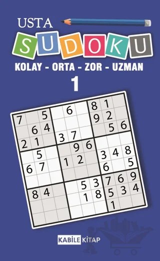 Usta Sudoku 1 – Kolektif – Kabile Kitap kitap kapağı