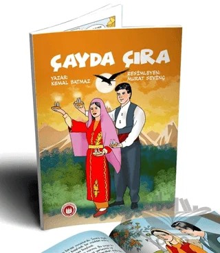 Çayda Çıra (Renkli Resimli Büyük Boy) 7+Yaş – Kemal Batmaz – Bordo Ressam kitap kapağı