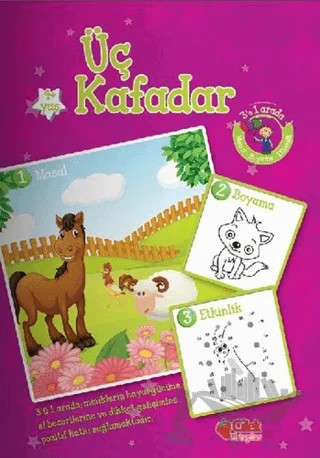 Üç Kafadar – Büşra Kanoğlu – Çilek Kitaplar kitap kapağı