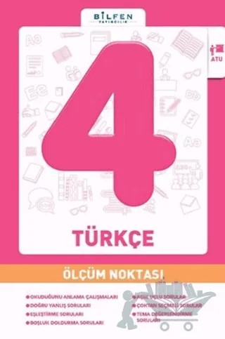 4. Sınıf Türkçe Ölçüm Noktası – Kolektif – Bilfen Yayıncılık kitap kapağı