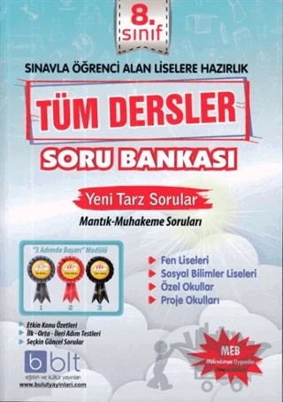8. Sınıf Tüm Dersler Soru Bankası – Kolektif – Bulut Eğitim ve Kültür Yayınları kitap kapağı