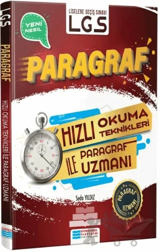 LGS Hızlı Okuma Teknikleri İle Paragraf Uzmanı – Seda Yıldız – Evrensel İletişim Yayınları kitap kapağı