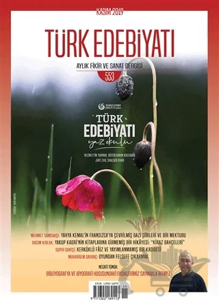 Türk Edebiyatı Aylık Fikir ve Sanat Dergisi Sayı: 553 Kasım 2019 – Türk Edebiyatı Dergisi kitap kapağı