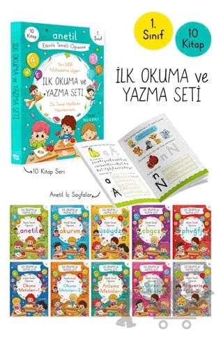 İlk Okuma ve Yazma Seti - 10 Kitap – Hale Karaca – Bilgi Park kitap kapağı