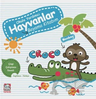 Okula Yardımcı Hayvanlar Boyama Kitabım – Kolektif – NSN Kids kitap kapağı